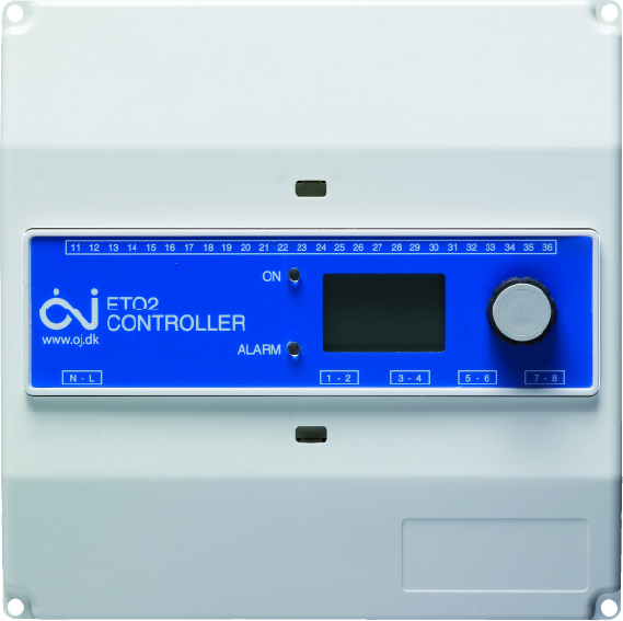 ETO2 Snow and ice melt controller, 2 zone control (3 x 16 amps)