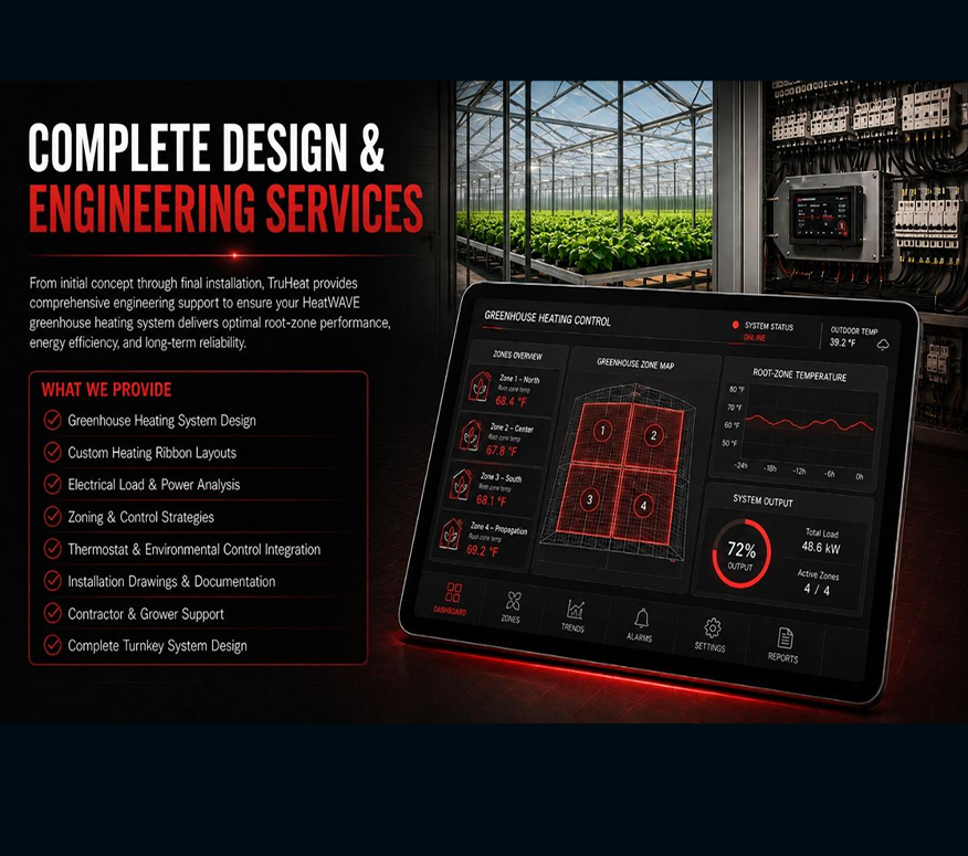 Greenhouse design and engineering services from TruHeat